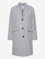 Lauren Ralph Lauren - Herringbone Coat - Vilnonis paltas - Pilka