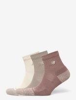 New Balance - Active Premium Qtr 3 Pack - Sportinės kojinės - Kreminė spalva