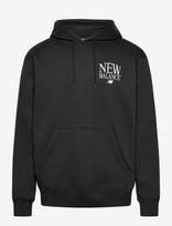 New Balance - Reimagined Fleece Hoodie - Sportinis džemperis su gobtuvu - Juoda