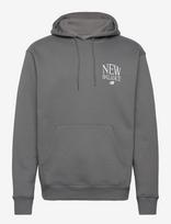 New Balance - Reimagined Fleece Hoodie - Sportinis džemperis su gobtuvu - Pilka