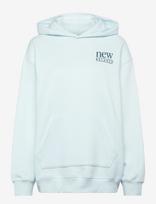 New Balance - Reimagined Fleece Long Length Hoodie - Sportinis džemperis su gobtuvu - Mėlyna