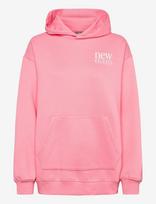 New Balance - Reimagined Fleece Long Length Hoodie - Sportinis džemperis su gobtuvu - Rožinė