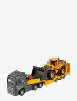 Majorette - Volvo Fh16 Truck + Wheel Loader - Statybiniai automobiliai - Marga / raštuota