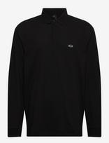 Armani Exchange - Polo Shirt - Marškinėliai ilgomis rankovėmis - Juoda