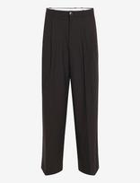 Weekday - Nate Regular Waist Baggy Straight Trousers - Klasikinės kelnės - Pilka