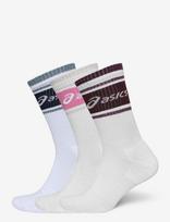 Asics - 3 Pack Asics Logo Crew Sock - Sportinės kojinės - Balta
