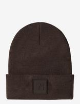 Name It - Nmnmalik Knit Beanie Badge1 - Kepurė - Ruda