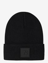 Name It - Nmnmalik Knit Beanie Badge1 - Kepurė - Juoda