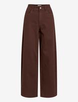Vila - Vichia Solid Hw Jeans - Platūs džinsai - Ruda