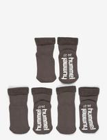 Hummel - Hmlmini Non Slip 3-Pack Sock - Neslystančios kojinės - Pilka