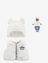 Corolle - Corolle Doll Clothes Hat And Vest, 36 Cm - Lėlių drabužiai - Balta