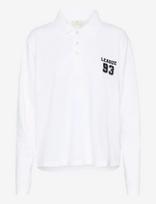 Kaffe - Kamiala Polo Ls T-Shirt - Marškinėliai ilgomis rankovėmis - Balta