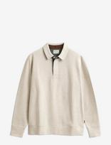 Gant - Light Sacker Rib Ls Polo - Marškinėliai ilgomis rankovėmis - Kreminė spalva