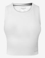 Björn Borg - Studio Ribbed Cropped Tank Top - Sportinė palaidinė be rankovių - Kreminė spalva