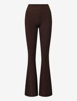 Björn Borg - Studio Ribbed Flare Tights Regular - Treniruočių tamprės - Ruda