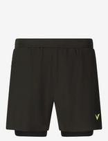Virtus - Ado M 2-In-1 Ripstop Shorts - Treniruočių šortai - Juoda