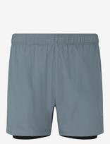 Virtus - Zayne V2 M 2-In-1 Shorts - Treniruočių šortai - Pilka