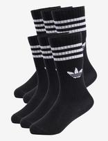 Adidas Originals - 3S Crew S 6P K - Kojinės - Juoda