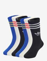 Adidas Originals - 3S Crew S 6P K - Kojinės - Marga / raštuota
