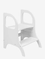 Ette Tete - Miimo® Adjustable Height Step Stool - Motorinių įgūdžių baldai - Balta