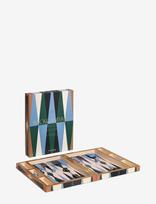PRINTWORKS - Lacquered Backgammon - Žaidimai - Marga / raštuota