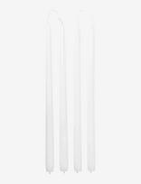 Broste Copenhagen - Smooth Taper Candle - Žvakė - Balta