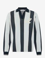 J. Lindeberg - Silas Stripe Polo Knit - Polo marškinėliai ilgomis rankovėmis - Tamsiai mėlyna