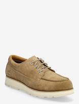 Timberland - Britton Mills Lace Up Shoe Medium Beige Suede - Mokasinai - Smėlio