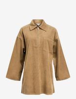 Object - Objalima Oz L/S Shirt Dress 141 - Tunika - Smėlio