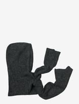 Object - Objmilu Scarf Knit Balaclava Noos - Balaklava - Pilka
