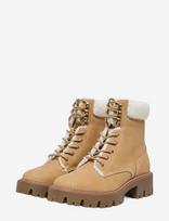 ONLY - Onlbetty-11 Warm Lace Up - Suvarstomi batai - Smėlio
