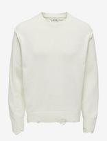 ONLY & SONS - Onstune Rlx Ls Crew Neck Knit - Apvalios apykaklės megztinis - Balta