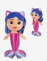 Gabby's Dollhouse - Gabbys Dollhouse Mermaid Gabby Plush (25Cm) - Pliušinis žaislas - Marga / raštuota