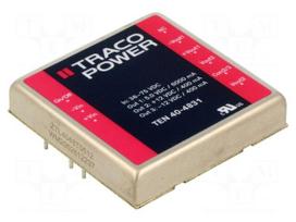 Converter: DC/DC | 40W | Uin: 36÷75VDC | Uout: 5VDC | Uout2: 12VDC | DIP