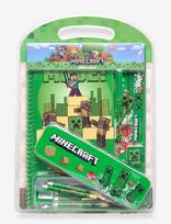 Minecraft - Minecraft, Stationery Bumper Set W/Tin Case, Notebook - Kalendoriai ir užrašų knygelės - Žalia