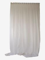 Mimou - Sheer Hotel Curtain Double Width - Ilgos užuolaidos - Balta