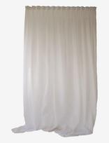 Mimou - Sheer Hotel Curtain Double Width - Ilgos užuolaidos - Balta