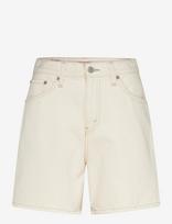 Levi's® - High Baggy Short Snowing In La - Džinsiniai šortai - Kreminė spalva