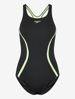 Speedo - Solid Splice Medalist One Piece - Sportinis maudymosi kostiumėlis - Juoda