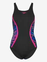 Speedo - Hyperboom Splice Muscleback One Piece - Sportinis maudymosi kostiumėlis - Juoda