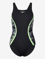Speedo - Hyperboom Splice Muscleback One Piece - Sportinis maudymosi kostiumėlis - Juoda