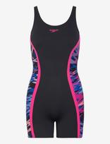 Speedo - Hyperboom Splice Muscleback Legsuit - Sportinis maudymosi kostiumėlis - Juoda