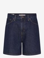 Levi's® - High Baggy Short Remember Toge - Džinsiniai šortai - Tamsiai mėlyna