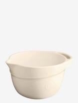Emile Henry - Mixing Bowl - 3,5L - Maišymo dubuo - Kreminė spalva