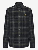 Lyle & Scott - Tartan Corduroy Shirt - Languoti marškiniai - Juoda