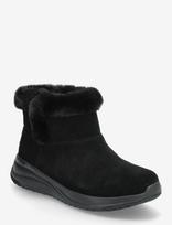 Skechers - On-The-Go Stellar Cozy Step - Aulinukai plokščiu kulnu - Juoda