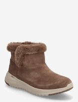 Skechers - On-The-Go Stellar Cozy Step - Aulinukai plokščiu kulnu - Ruda