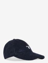 Barbour - Barbour Preston Cord Cap - Kepurė - Tamsiai mėlyna