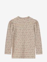 Fliink - Kelly Heart Ls Puff Blouse - Palaidinės ir tunikos - Smėlio