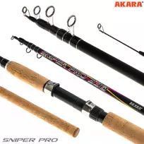 Teleskopinė meškerė AKARA Sniper Pro TX-30, 2,40 m, 20-80 g (SP20/80-240)